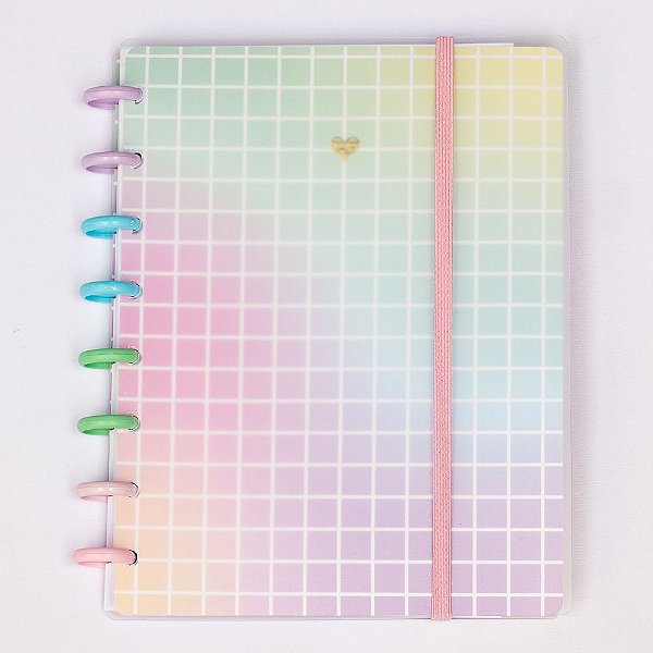 Planner Color Basic - A5 ( 8 Furos ) - Arco-íris