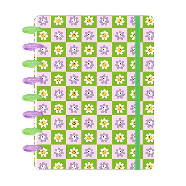 Caderno de discos Inteligente Basic Smile Lilac -