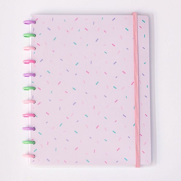 CADERNO DE DISCOS CANDY Basic Folhas reposicionáveis - Inteligente