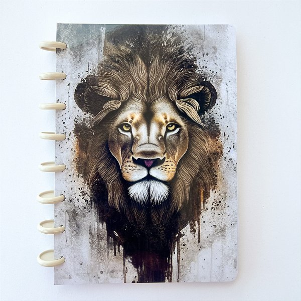 Caderno de discos A5 - Capa Flex - Lion