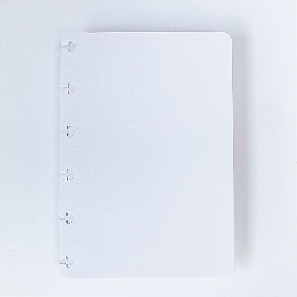 Refil Caderno de discos Pequeno (Coleção Basic ) Liso - 6 furos