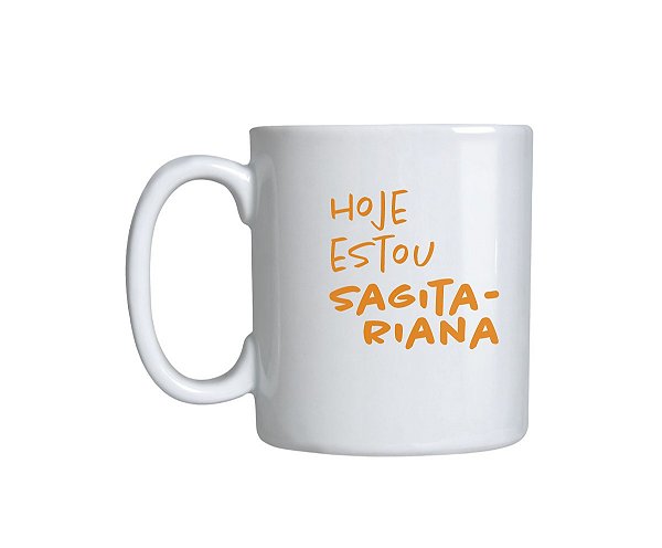 Caneca Signos (sagitariana) Quequero 180ml