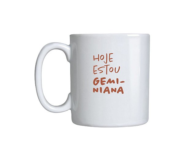 Caneca Signos (geminiana) Quequero 180ml