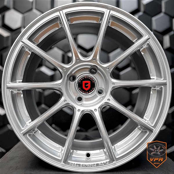Jogo de rodas Gisa Drag10 - 15x7" - 4x100