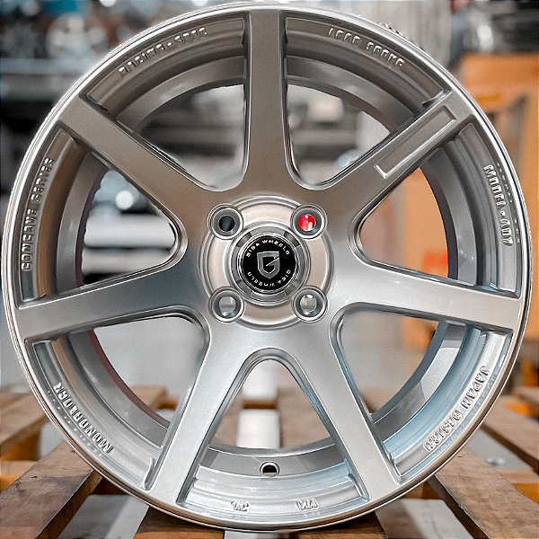 Jogo de rodas Gisa 3908 - 15x8" - 4x100