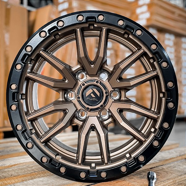 Jogo de rodas Fuel Rebel D681- 17x9" - 6x139,7