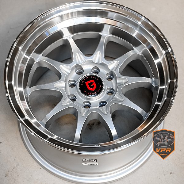 Jogo de rodas Gisa R9165 - 15x9" - 4x100/4x114