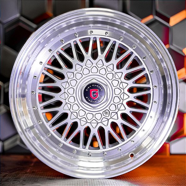 Jogo de rodas Gisa R9155 - 17x8,5" - 4x100/4x108