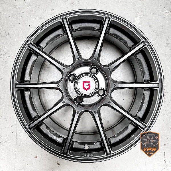 Jogo de rodas Gisa Drag10 - 15x7" - 4x100