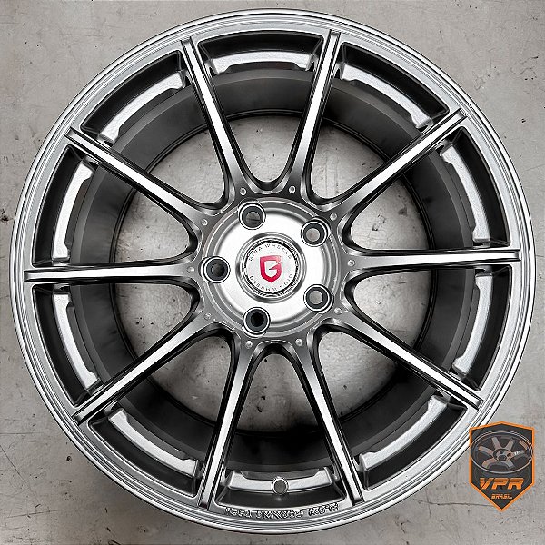 Jogo de rodas Gisa Drag10 - 18x8,5/9,5" - 5x120