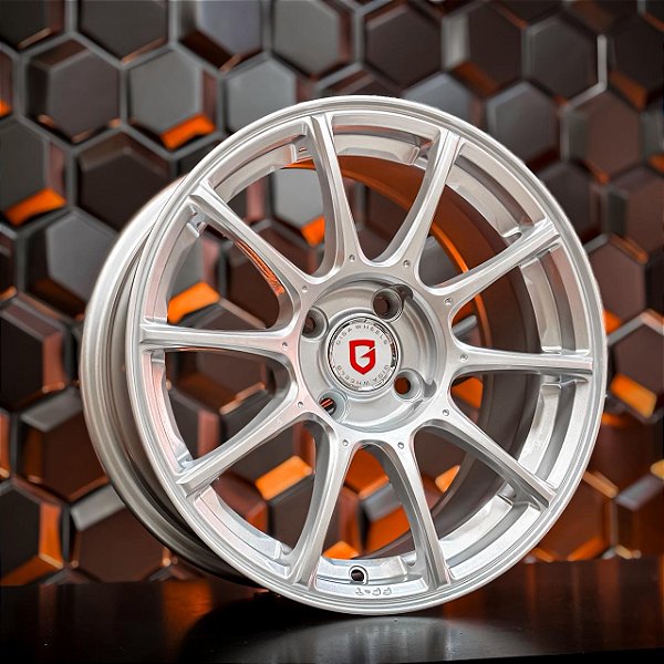 Jogo de rodas Gisa Drag10 - 15x7" - 4x100