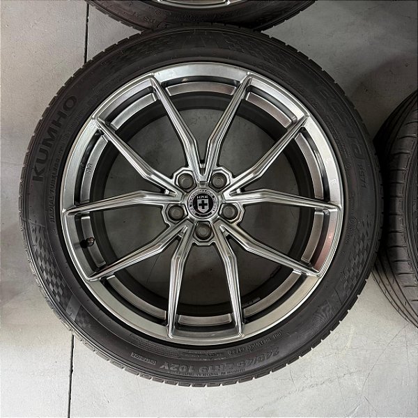 Jogo de rodas HRE + Pneu Kumho - 19"