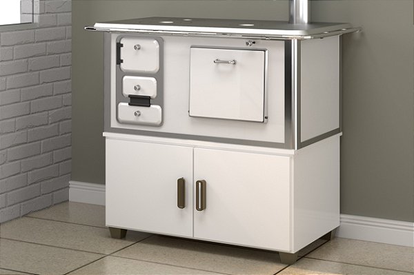 Gabinete para lenha com portas Ref.: 862 N°2