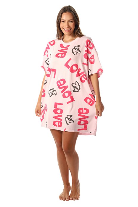 Camisetão Feminino Love | Emporio do Algodão