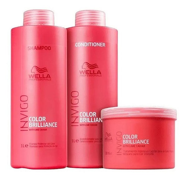 Kit Wella Professionals Invigo Color Brilliance - 3 Produtos