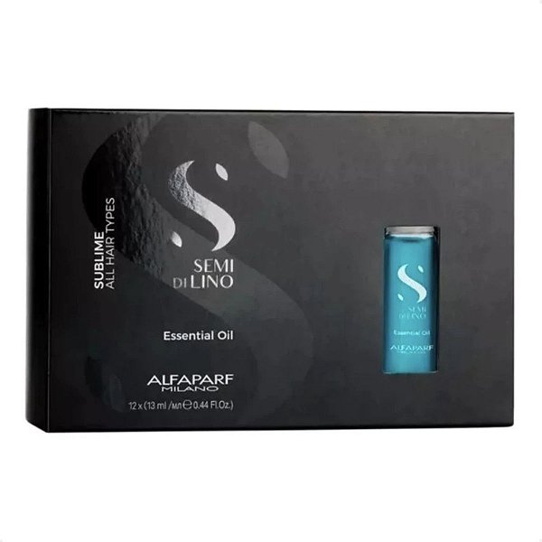 AMPOLA ALFAPARF SEMI DI LINO ESSENTIAL AZUL 12UN