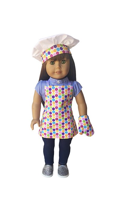 Kit MasterChef de Boneca Bolinhas