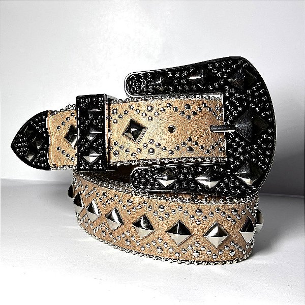 Cinto Country Marrom Claro Luxe Texas Ranch