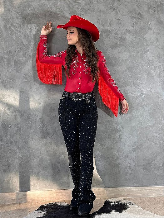 Calça Black Galaxy Texas Ranch Jeans