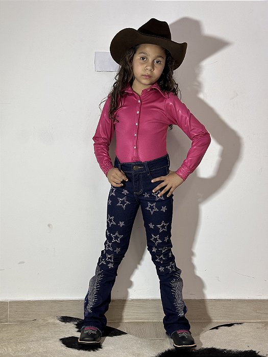 Calça Infantil Nossa Senhora Aparecida c/ Estrelas