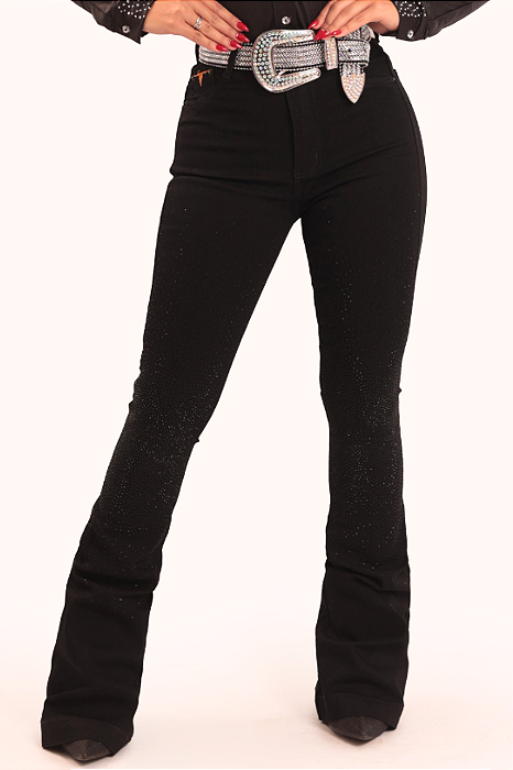Calça Jeans Feminina Double Black Texas Ranch TR112