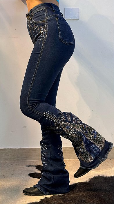 Calça Jeans Azul Nossa Senhora Aparecida Goldstar Texas Ranch