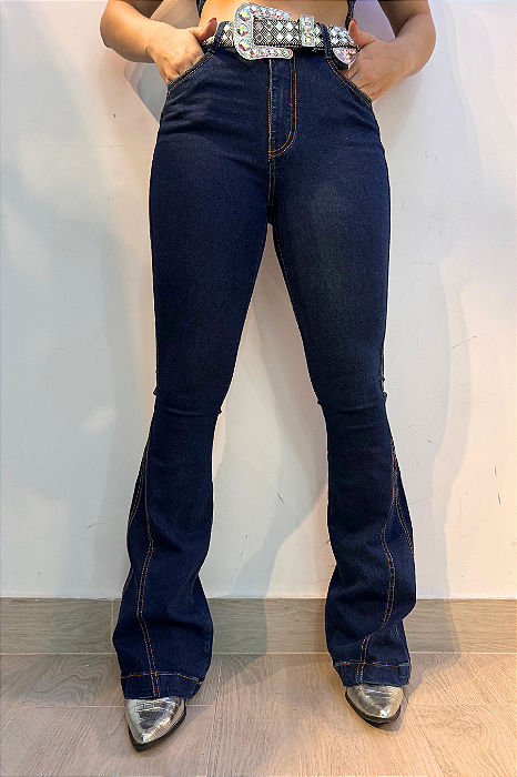 Calça Jeans Azul Intense Básica Texas Ranch Ref. TR09