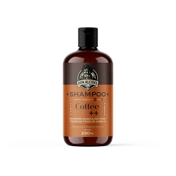 Shampoo para cabelo 2 em 1 Don Alcides Coffee