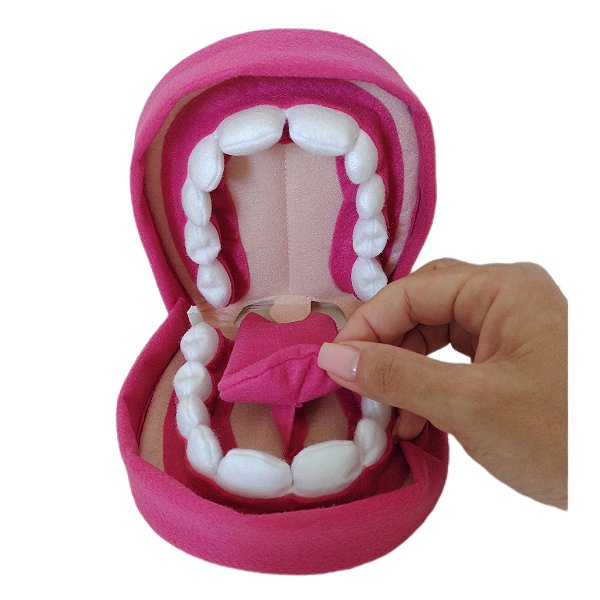 Boca Lúdica - Tamanho P - Com demonstrativo de frenulo lingual encurtado