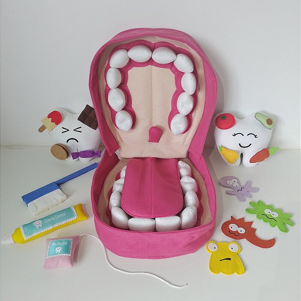 Kit Higiene Bucal Completo + Boca Lúdica "G"