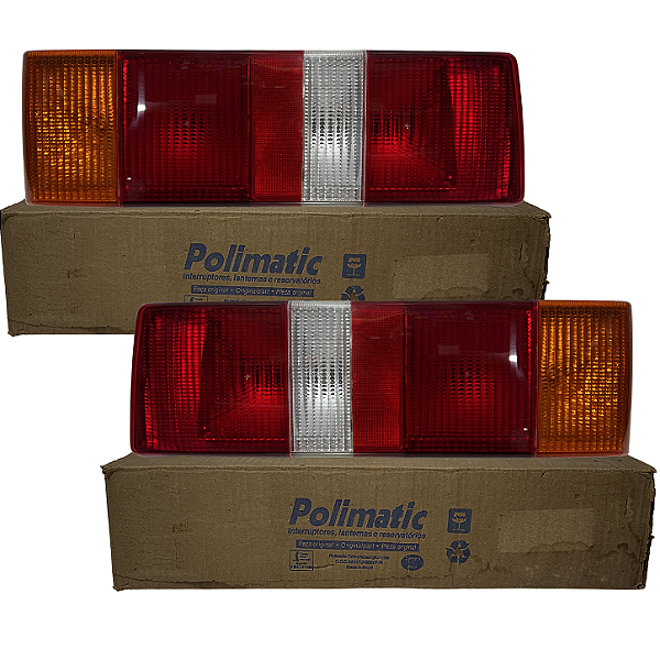 Par de Lanterna Traseira Ford Escort 87 95 Xr4 Hobby Ghia
