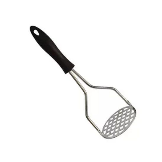 Amassador Batatas Legumes Feijao Aco Inox Cabo De Plastico