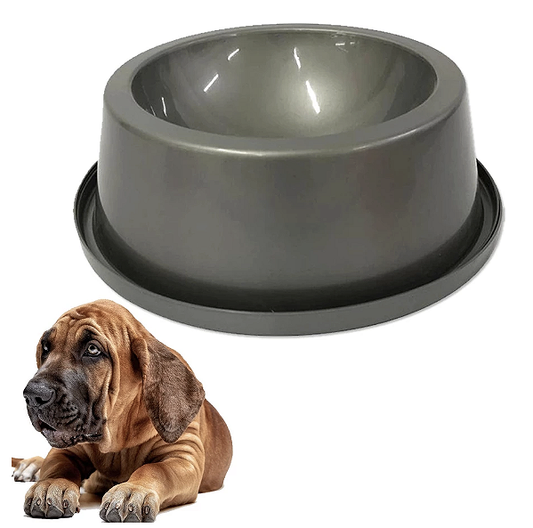 Bebedouro Comedouro Pesado Aluminizado – Plástico para Cães de Grande Porte