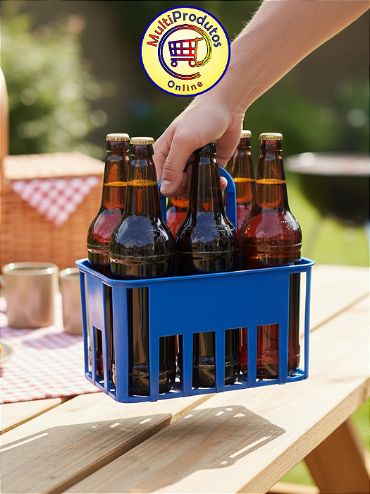 Cesta Squeeze para 6 unidades de Litrão 1000ml ou 600ml