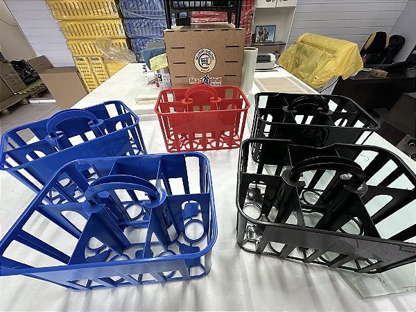 PRODUTOS AVARIADOS - Cesta Squeeze para 6 unidades de Litrão 1000ml ou 600ml