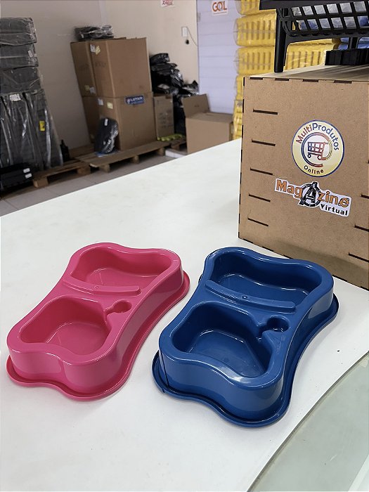 PRODUTOS AVARIADOS - Comedouro Duplo Anti-Formiga Automático Suporte Para Garrafa