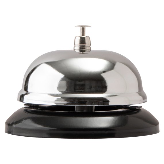 Campainha De Metal Sino De Mesa Balcão Recepção Hotel Comercio