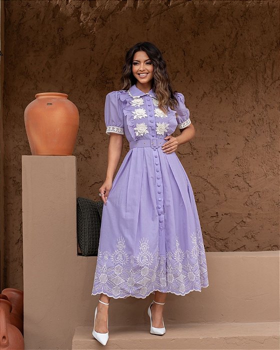 Vestido Priscila Lilás
