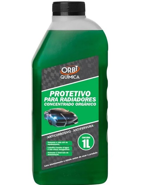 Aditivo Radiador Organico Concentrado Verde Arrefecimento 1L 6081 Orbi Quimica