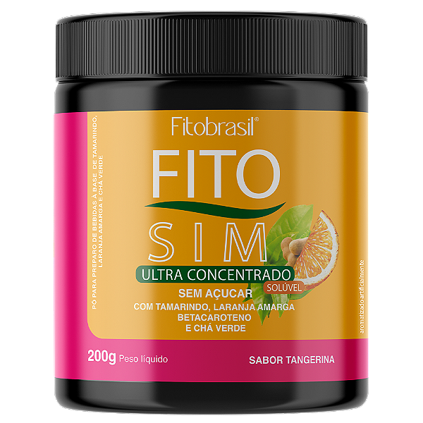 Chá misto de Tamarindo - Fito Sim 200g sabor Tangerina