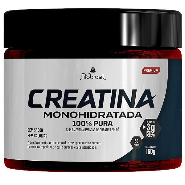 Creatina Monohidratada 100% Pura - 150g (preço especial de lançamento)
