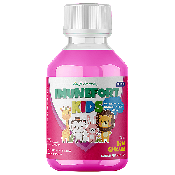 Imunefort Kids - 120 ml - Sabor Framboesa