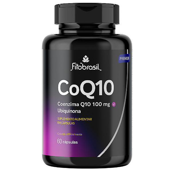 Coenzima Q10 Ubiquinona 100 mg 60 cáps - 285mg