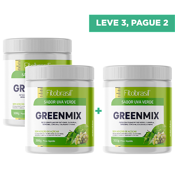 Green Mix sabor Uva Verde 300g - LEVE 3, PAGUE 2