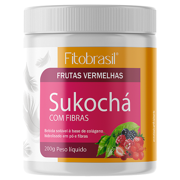 Chá Soluvel Sukochá (Com Chá Verde, Hibisco e Gengibre) 200g