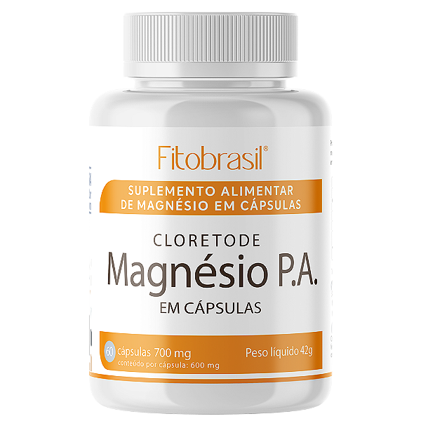 Cloreto de Magnésio 60 cáps