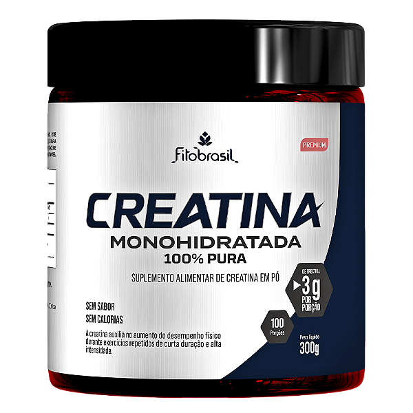 Creatina Monohidratada 100% Pura - 300g (preço especial de lançamento)