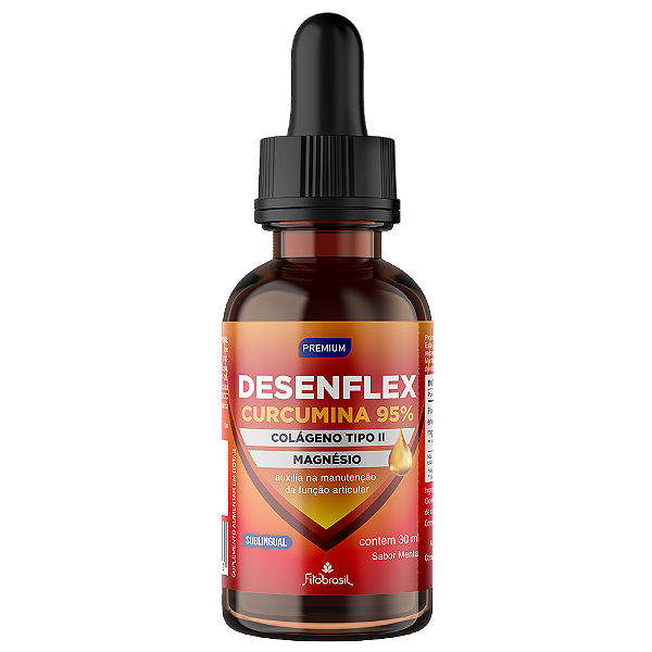 Desenflex Gotas (Curcumina, Colág. II e Magnésio) - 30 ml