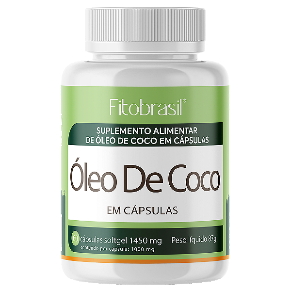 Óleo de Coco - 60 cáps