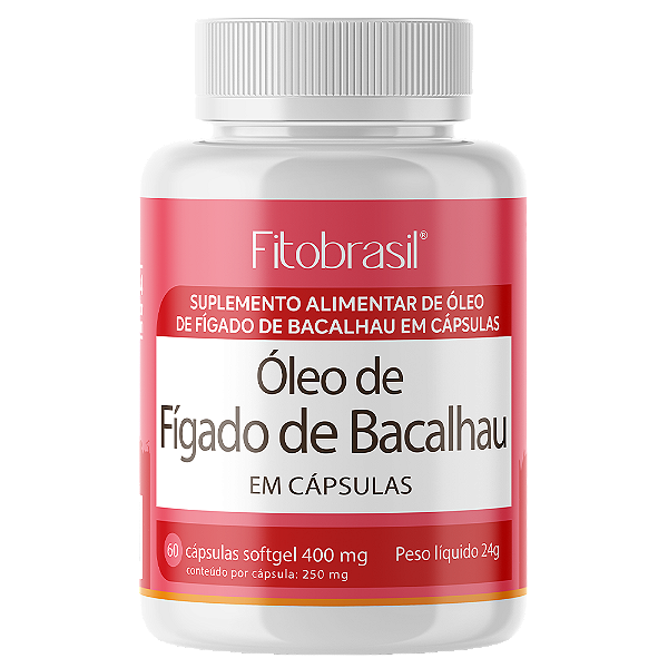 Óleo de Fígado de Bacalhau - 60 cáps